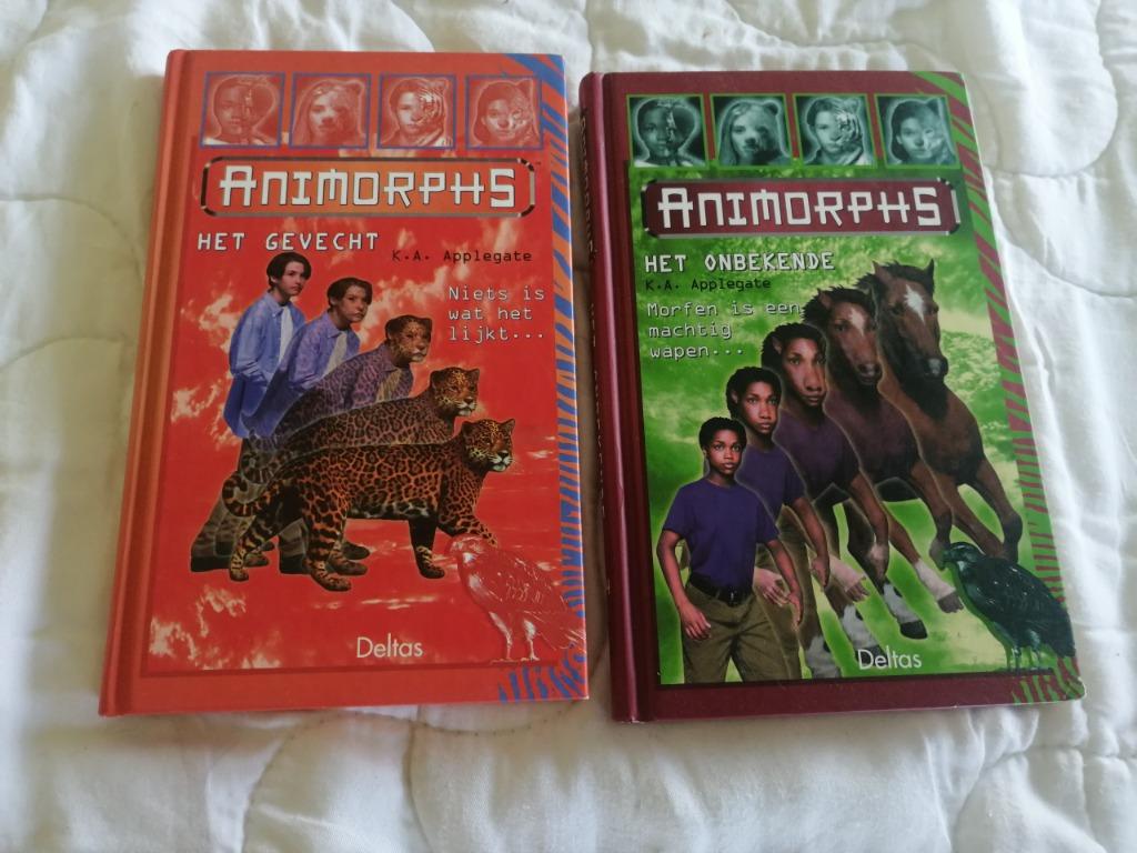 Animorphs  het gevecht  K.A. Applegate, Boeken, Ophalen of Verzenden, Zo goed als nieuw, K.A. Applegate, Fictie