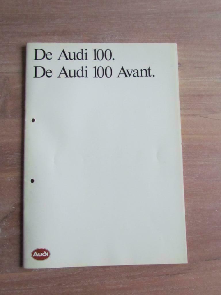 Folder Audi 100 (Avant) 1986, Ophalen of Verzenden, Zo goed als nieuw, Audi