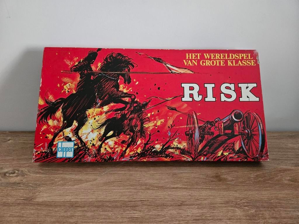 Risk vintage rode doos van Clipper, Ophalen of Verzenden, Zo goed als nieuw