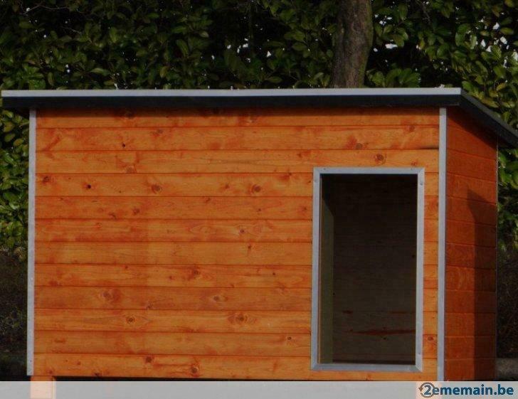 Niche taille XXXL abri chien qualite niche toit plat neuf, Envoi, Neuf