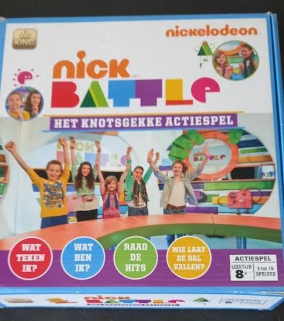 Spel Nick The Battle, Hobby en Vrije tijd, Vijf spelers of meer, Ophalen of Verzenden, Zo goed als nieuw