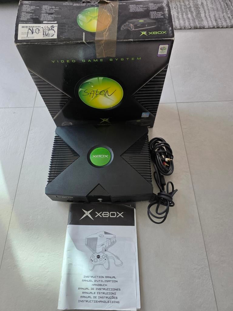 XBOX Classic-console met doos, Ophalen, Gebruikt, Zonder controller
