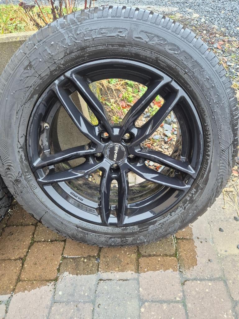 Jante et pneus hiver jaguar e pace, Auto-onderdelen, Banden en Velgen, 18 inch, Gebruikt, Winterbanden, 235 mm