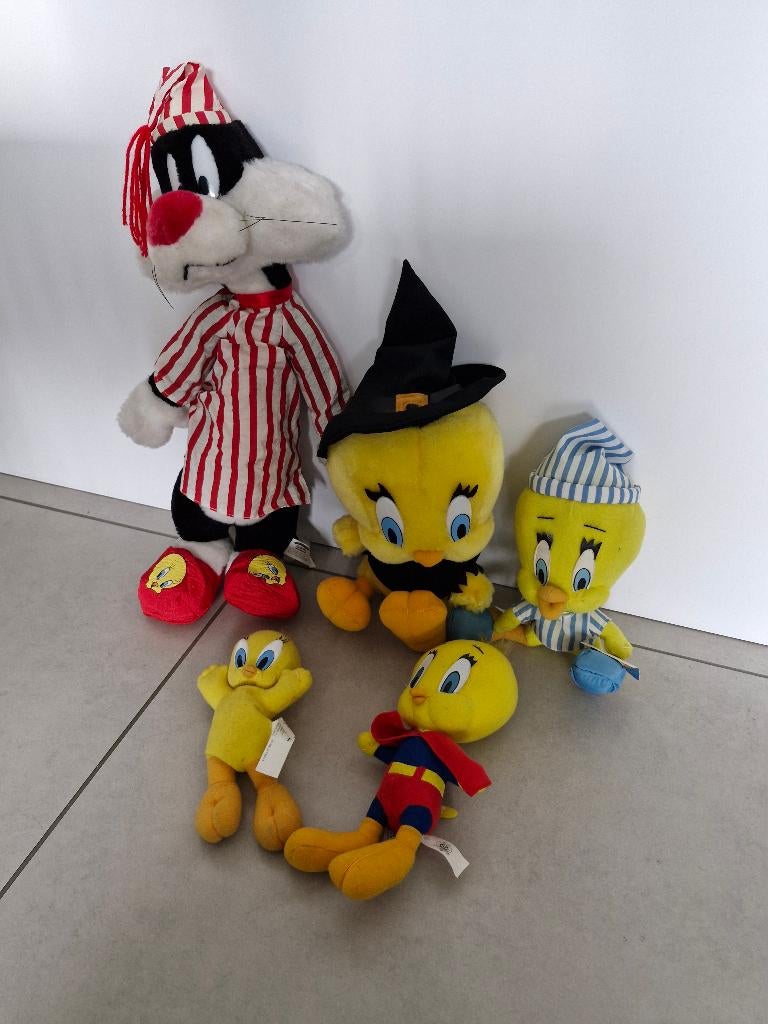 knuffels Tweety en Sylvester, Verzamelen, Verzenden, Looney Tunes, Beeldje of Figuurtje
