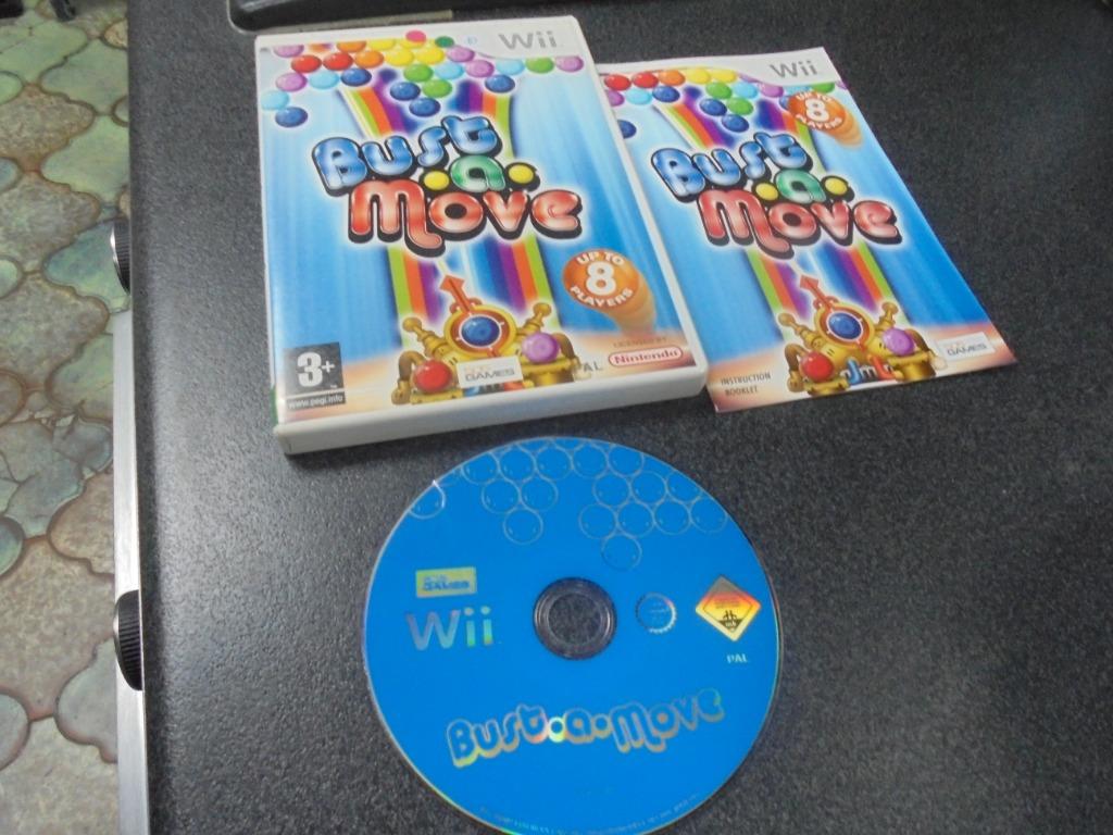 WII Bust -a-move (orig-compleet), Games en Spelcomputers, Puzzel en Educatief, Gebruikt, Ophalen of Verzenden, 3 spelers of meer