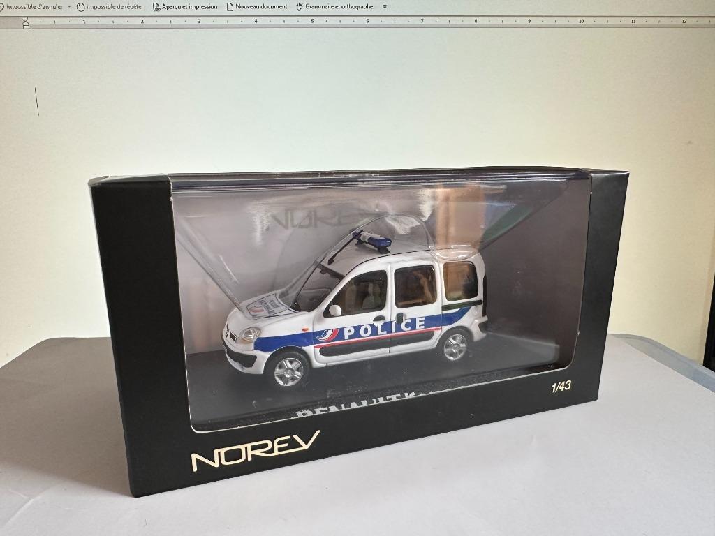 Norev Renault Kangoo police nationale 511379 politie 1:43, Enlèvement ou Envoi, Neuf, Voiture, Norev