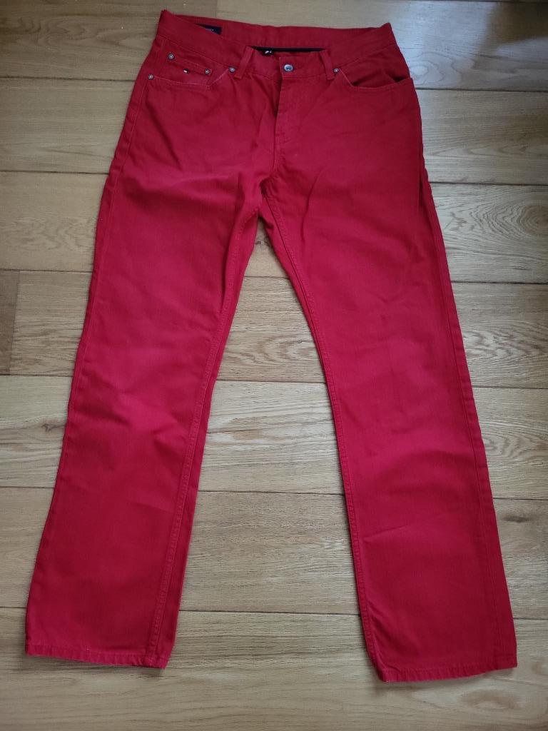 Pantalon homme rouge 33/32 Tommy Hilfiger, Rouge, Tommy Hilfiger, Comme neuf, Enlèvement