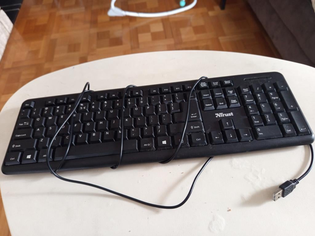 Trust toetsenbord usb aansluiting, Ophalen, Gebruikt, Trust, Qwerty
