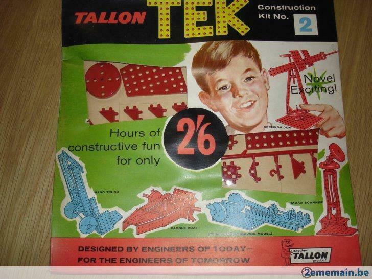 Jeu de construction PVC Tallon TEK années 60, Enfants & Bébés, Jouets | Duplo & Lego, Enlèvement ou Envoi, Neuf