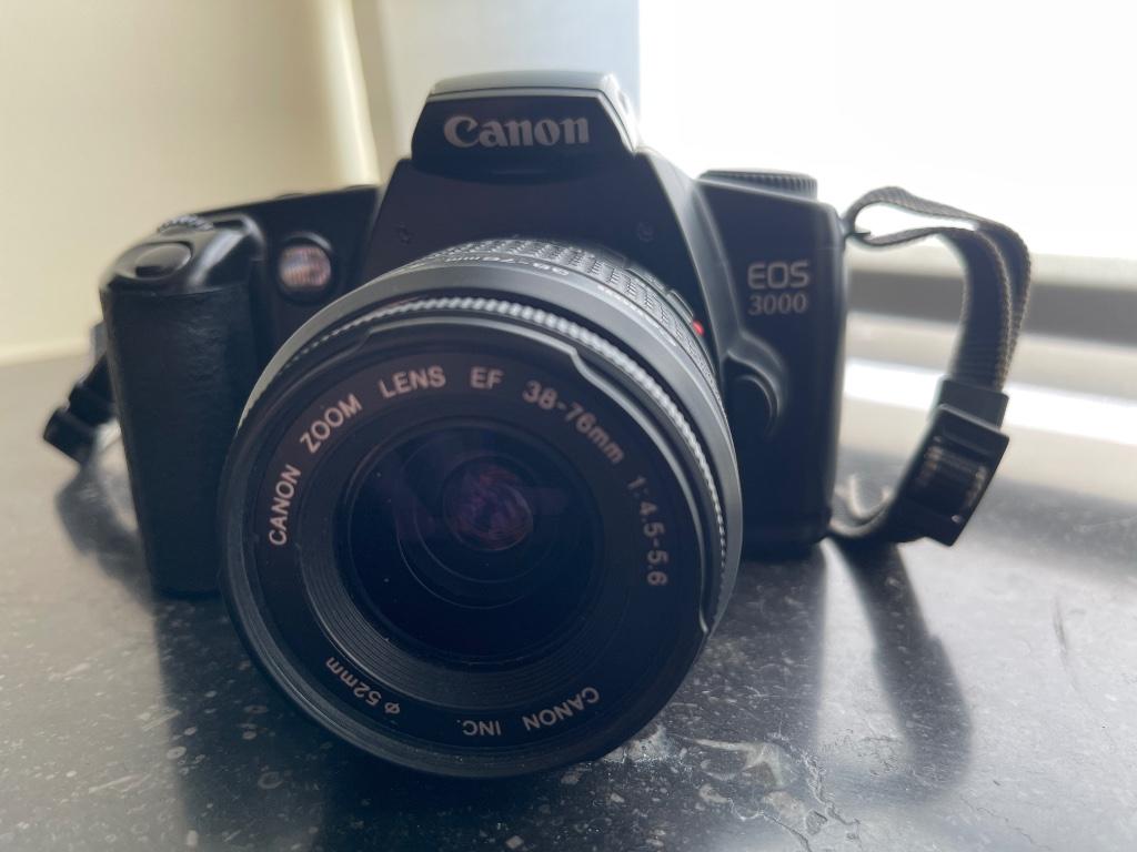 CANON EOS 3000 vintage camera, Ophalen, Gebruikt, Spiegelreflex, Canon