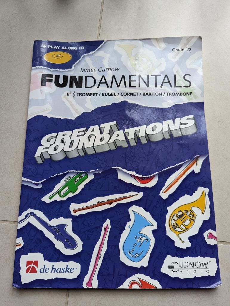 Fundamentals (trompet/bugel/cornet/bariton/trombone), Instrument, James Curnow, Ophalen, Gelezen