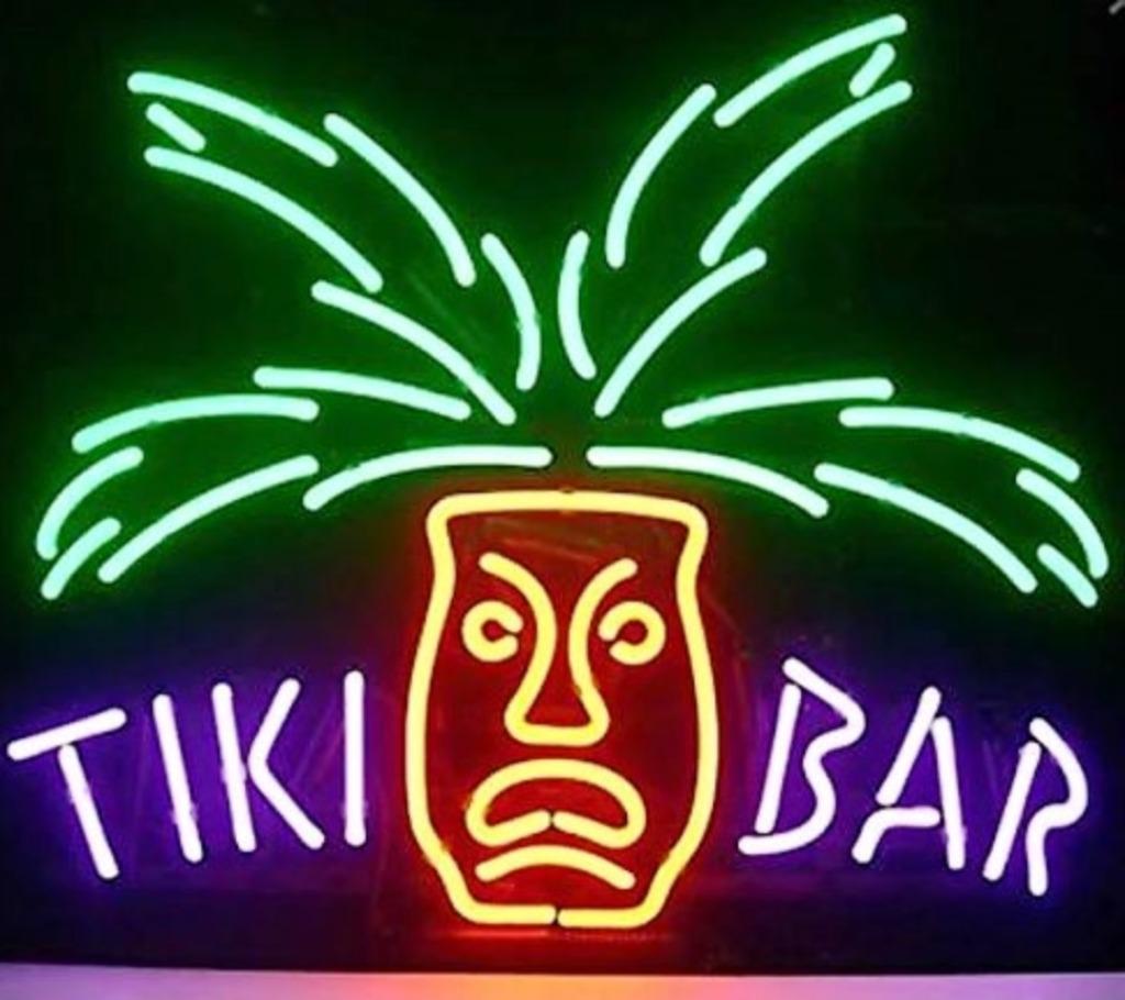 Tiki Bar neon en veel andere leuke mancave decoratie neons, Enlèvement ou Envoi, Neuf, Table lumineuse ou lampe (néon)