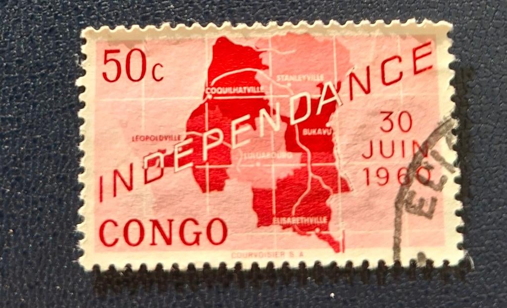 Timbre OBP 373 de la République du Congo, Enlèvement ou Envoi, Affranchi