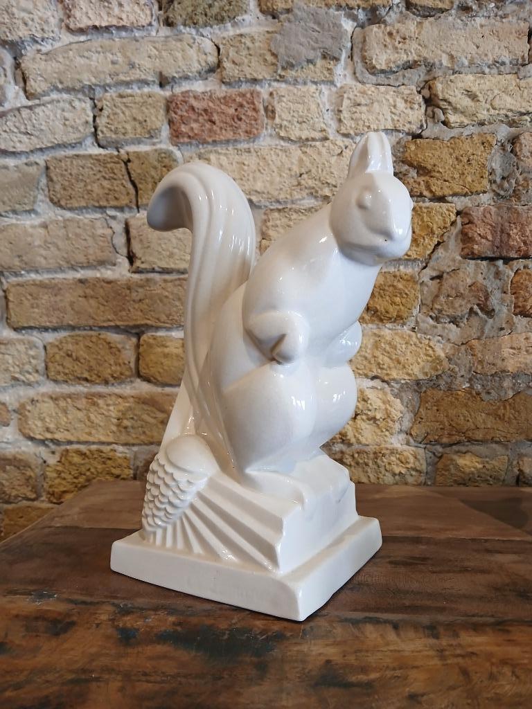 Eekhoorn op een dennentak – Lemanceau / Rosenthal, Antiquités & Art, Enlèvement ou Envoi