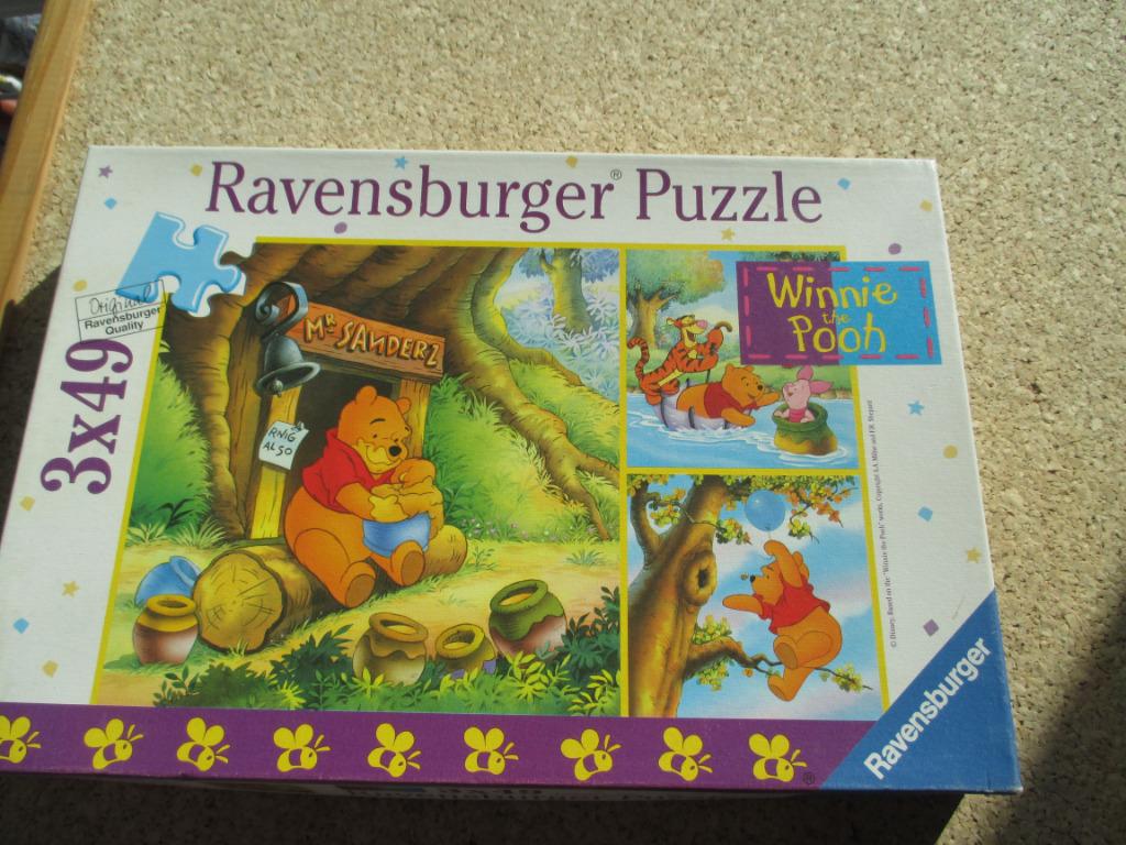 Winnie the pooh puzzel, Ophalen of Verzenden, 10 tot 50 stukjes, Zo goed als nieuw, 2 tot 4 jaar