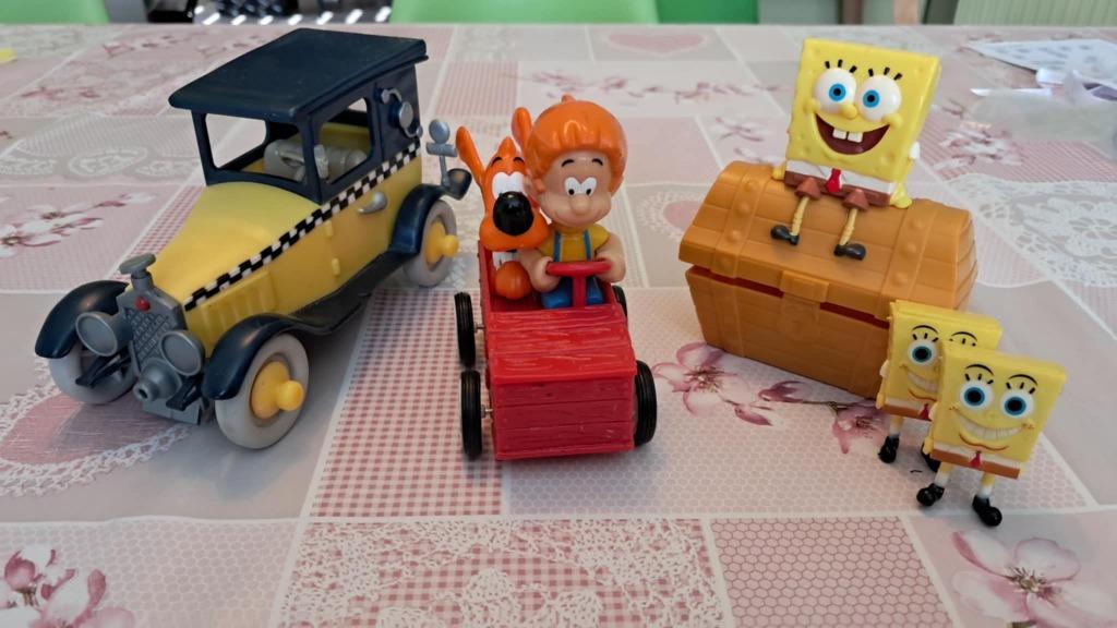 Taxi Guust Flater, Spongebob, zeepkist Billie en Bobbie, Ophalen of Verzenden, Zo goed als nieuw