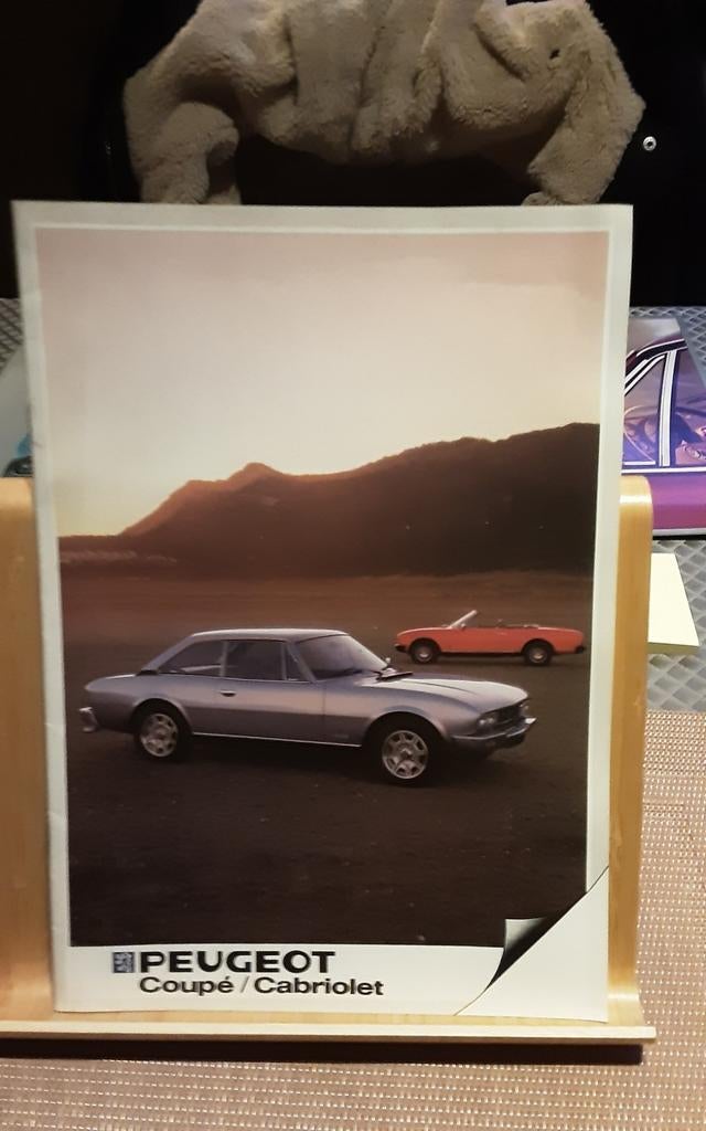 PEUGEOT 504 coupe cabriolet brochure, Enlèvement ou Envoi, Comme neuf, Peugeot