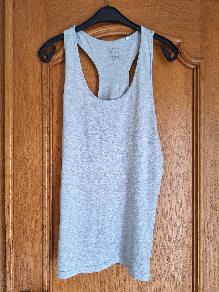 singlet gris Smog clothing - taille M, Vêtements | Hommes, Vêtements de sport, Porté, Général, Taille 48/50 (M), Gris, Enlèvement