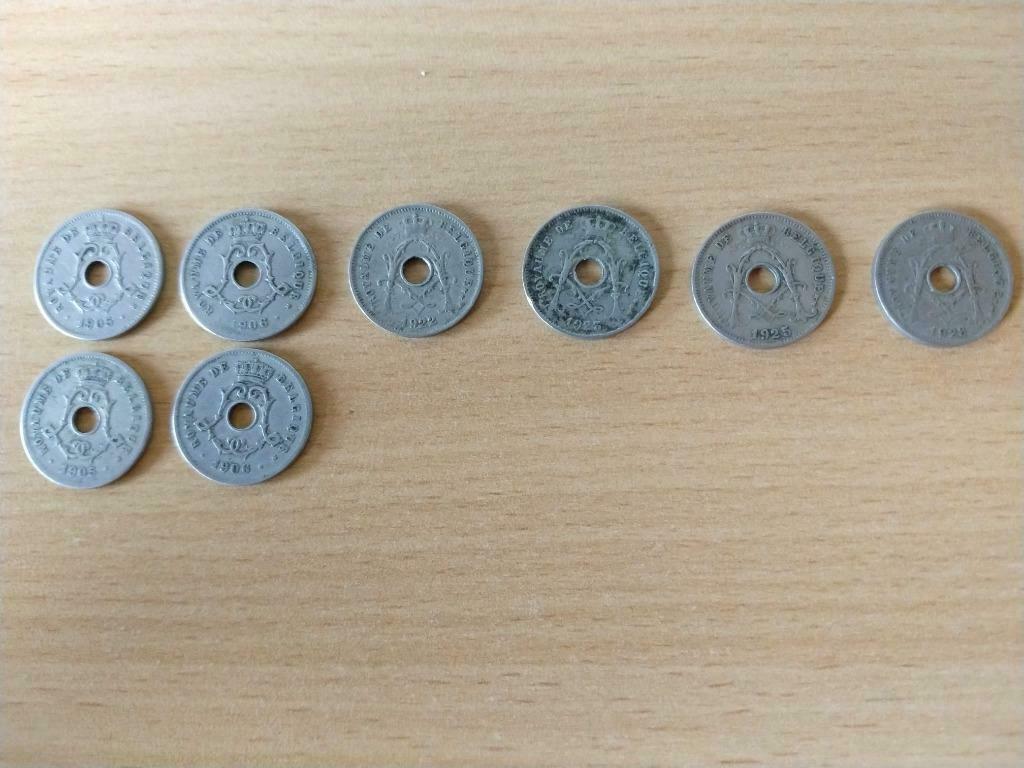 Belgische munten 5 centiemen CuNi - Michaux, Postzegels en Munten, Ophalen of Verzenden, België, 5 cent, Losse munt