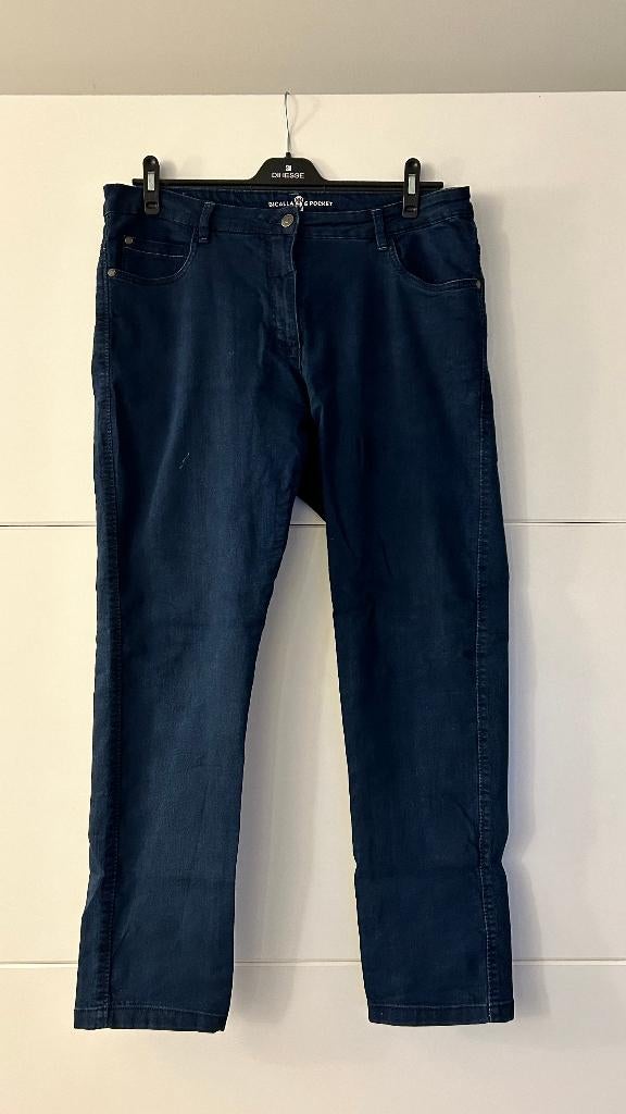 Bicalla donkerblauwe jeans, Blauw, Overige jeansmaten, Ophalen of Verzenden, Zo goed als nieuw
