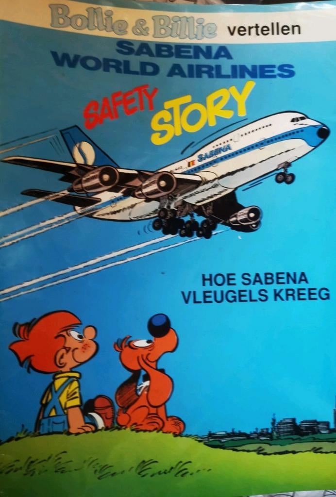 Billie & Billie vertellen hoe Sabena vleugels kreeg 1990, Verzamelen, Sabenasouvenirs, Zo goed als nieuw, Ophalen of Verzenden