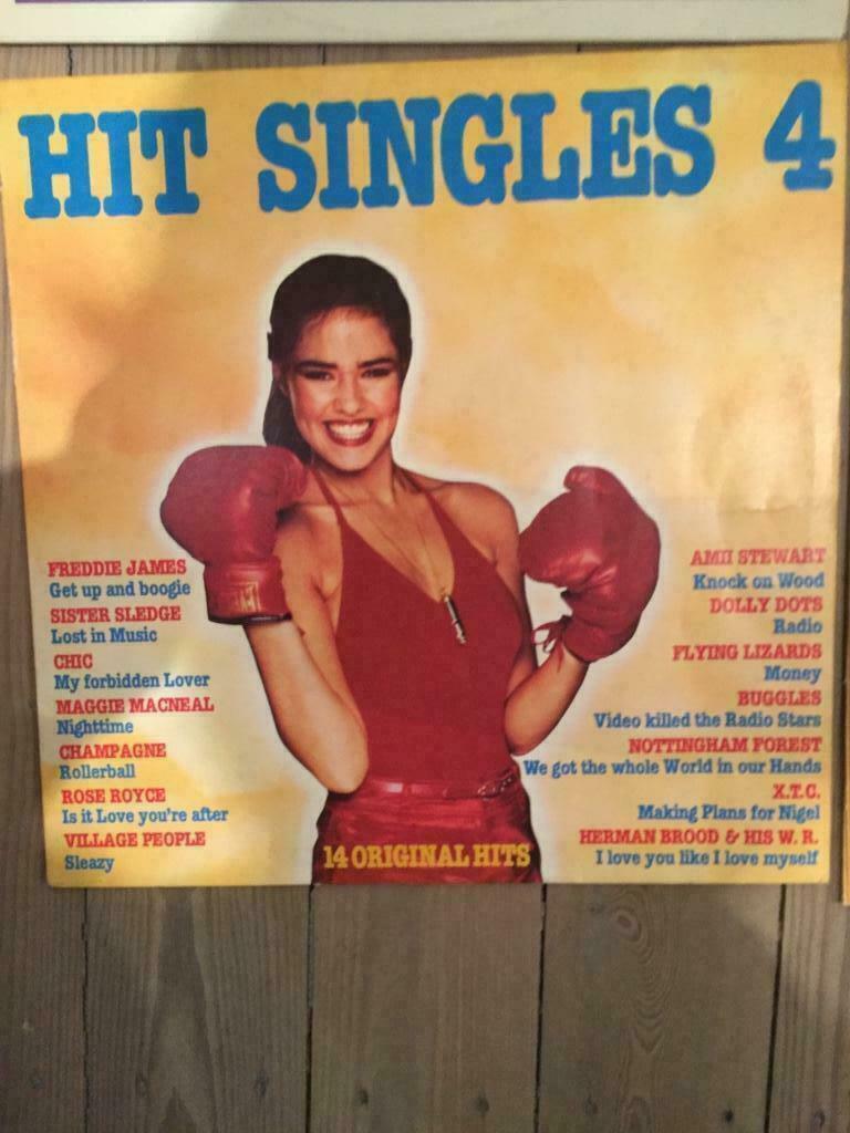 LP  Hit Singles 4  / Verzamel, Ophalen of Verzenden, Gebruikt