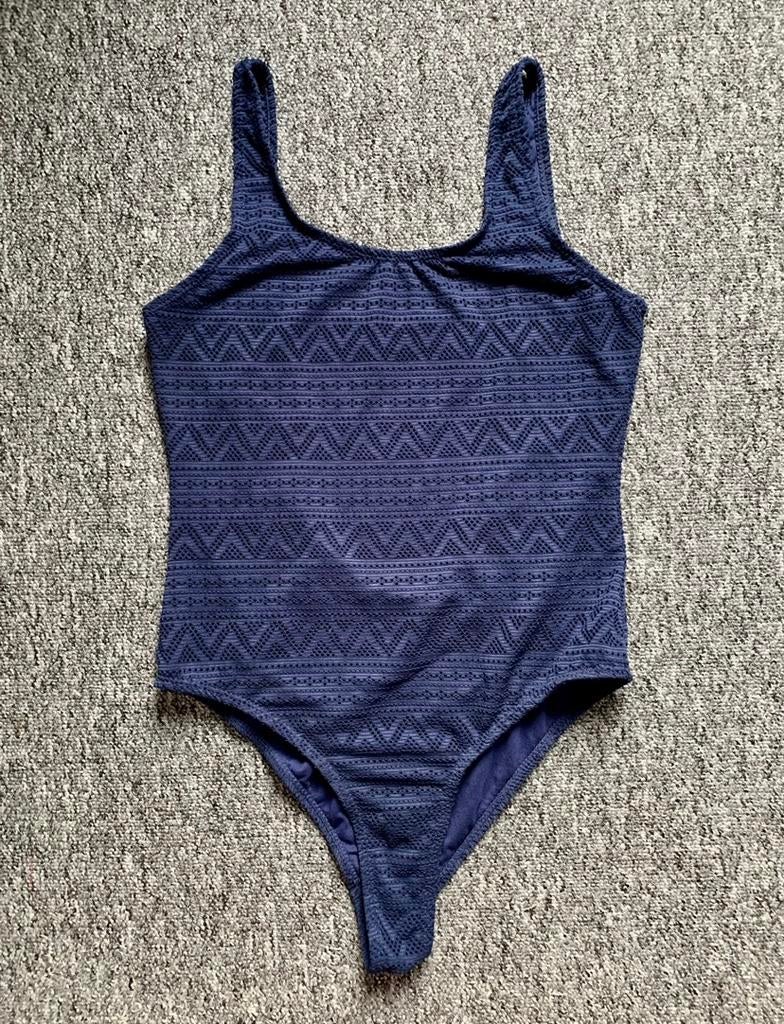 Maillot femme avec dos nu taille s / m, Nieuw, Blauw, Badpak
