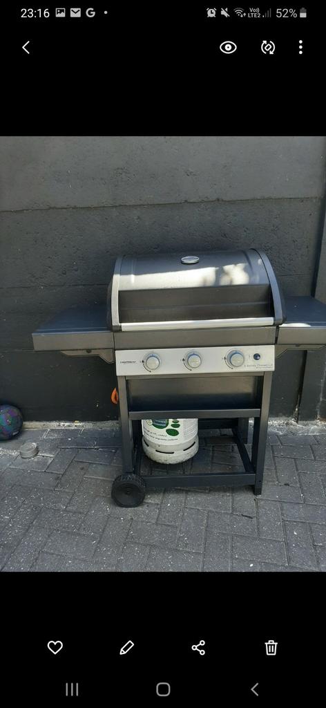 Bbq op gas, Ophalen, Zo goed als nieuw