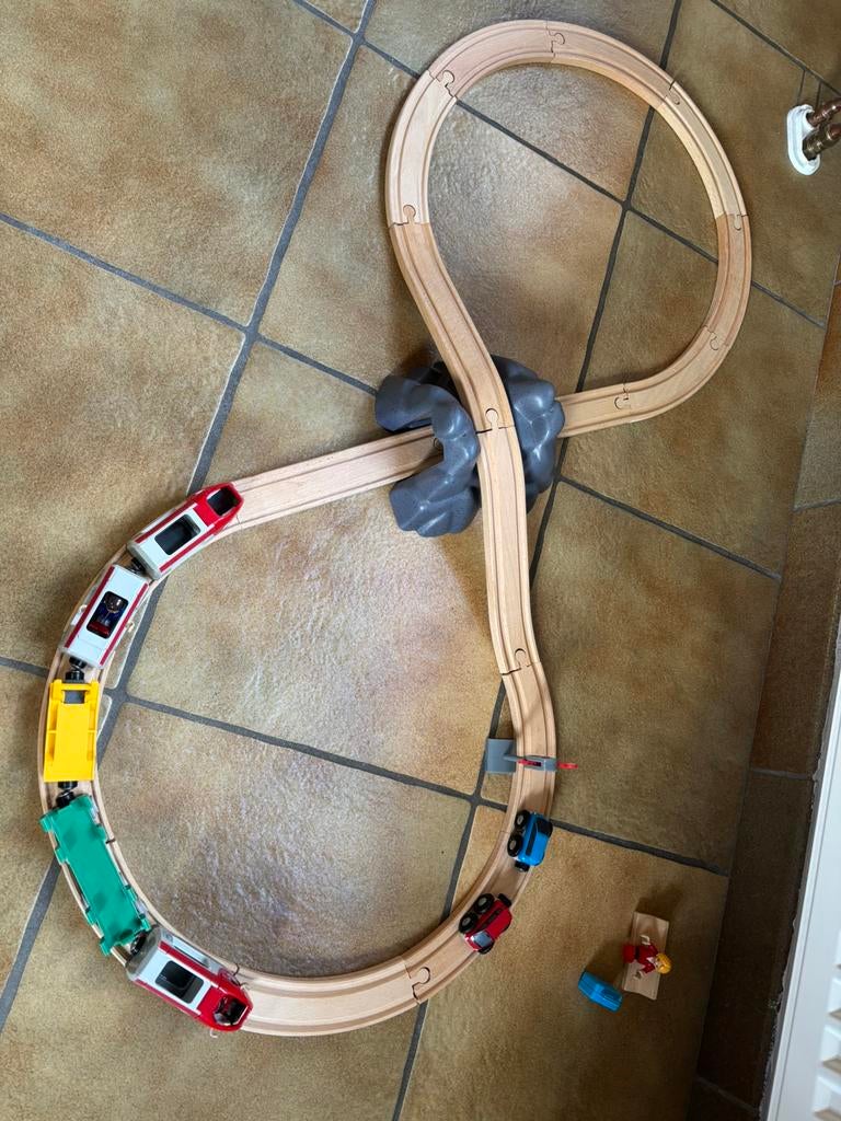 BRIO trein houten speelgoed, Ophalen, Zo goed als nieuw, Rij- of Hobbelspeelgoed