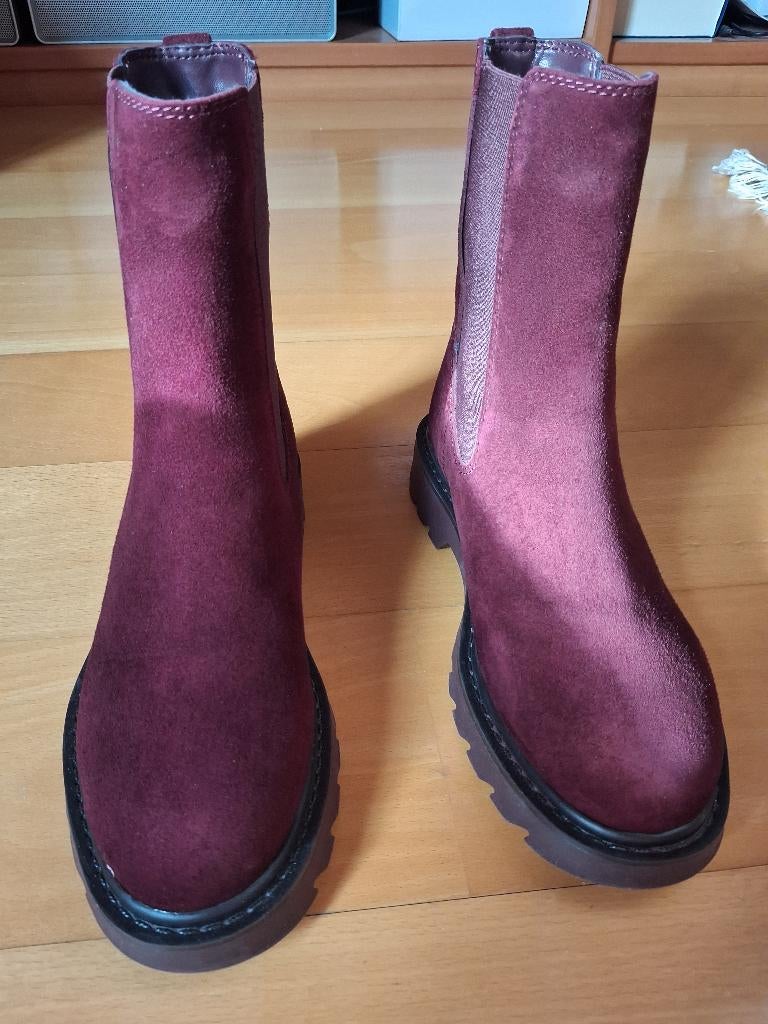 Bottes en cuir Tamaris, Enlèvement, Boots et Botinnes, Neuf, Rouge