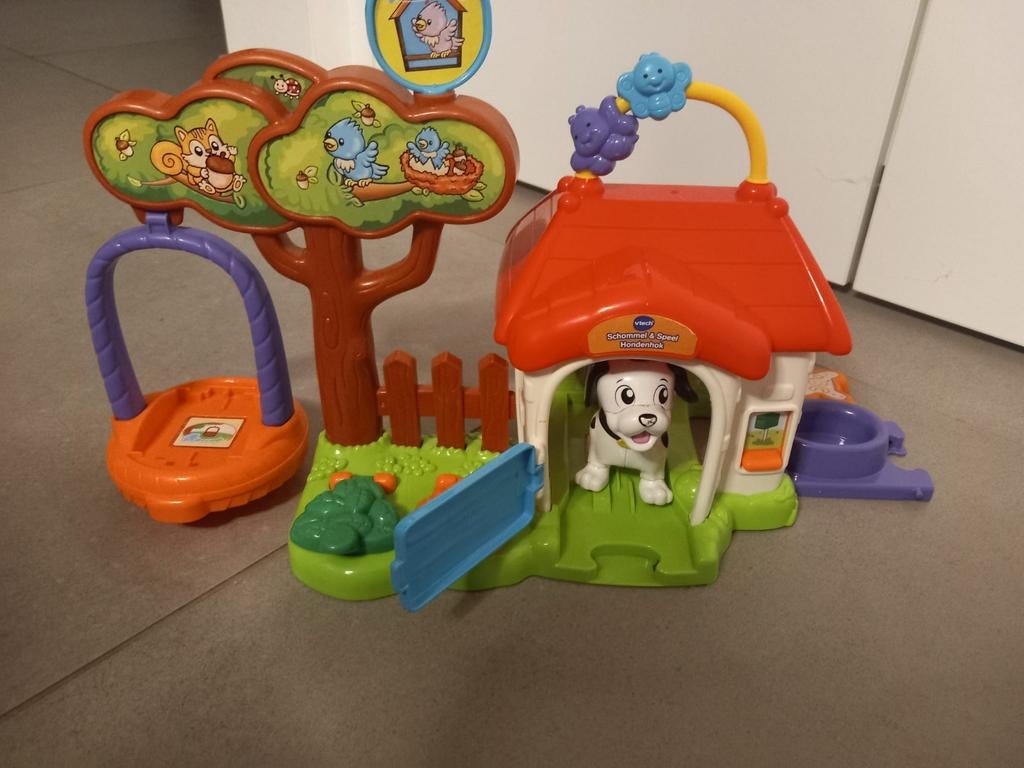 VTech zoef zoef dieren jungle + hondenhok + 4 dieren, Kinderen en Baby's, Speelgoed | Vtech, Ophalen