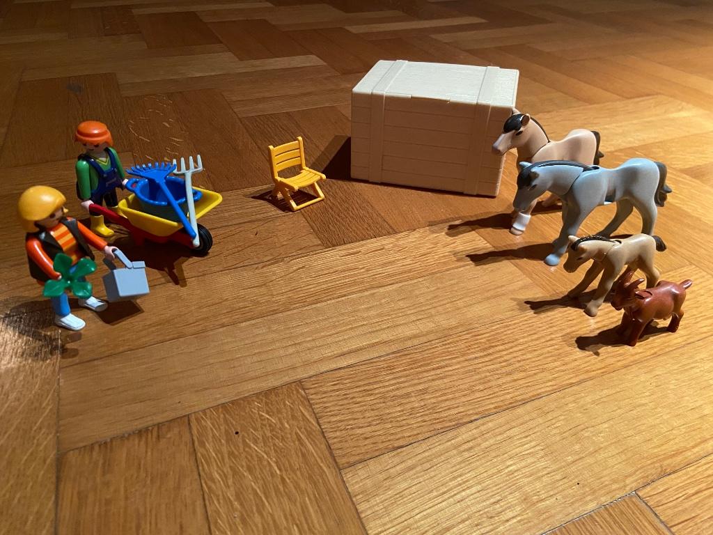 Playmobil paarden verzorgers, Enlèvement ou Envoi, Utilisé, Playmobil en vrac