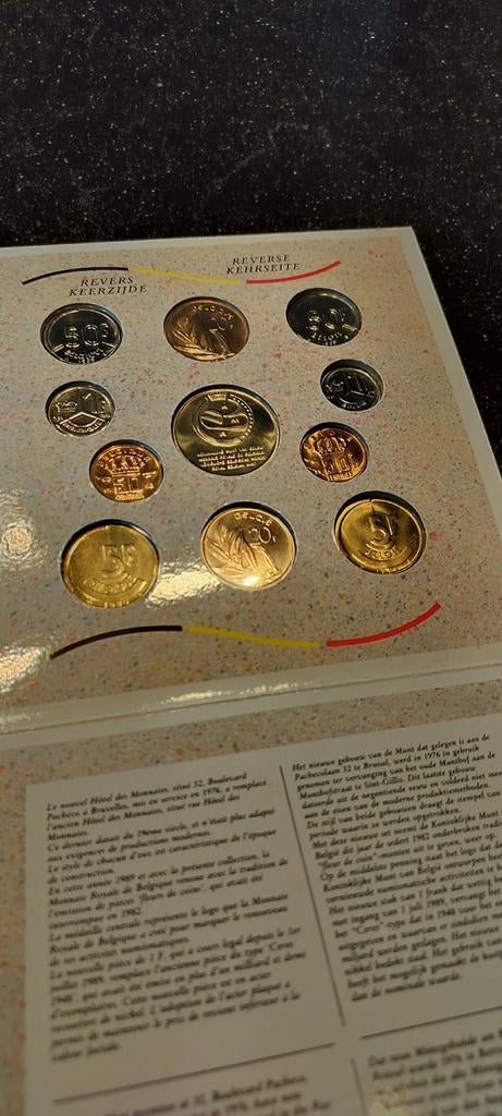 Belgische munten verzameling 1989, Ophalen of Verzenden, Munten