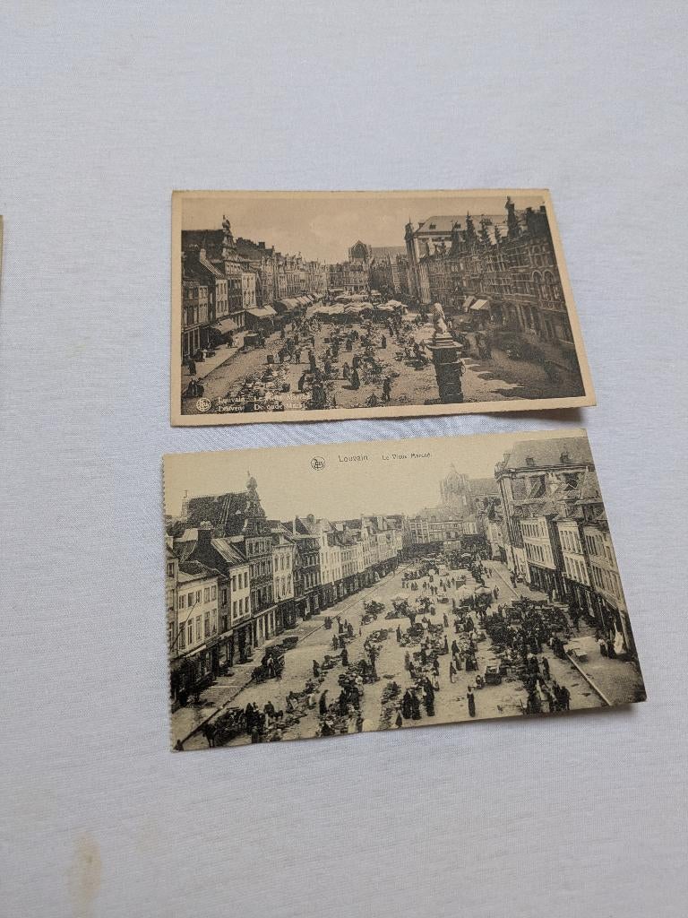 Leuven - de oude markt, Verzamelen, Ophalen of Verzenden, Ongelopen