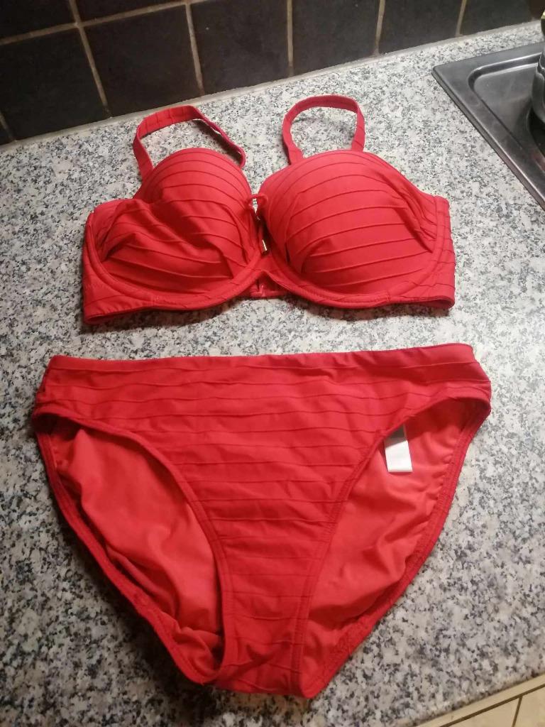 Bikini rood merk prima donna swim – maat eu 70e- fr 85e /– b, Ophalen of Verzenden, Bikini, Gedragen, Prima Donna