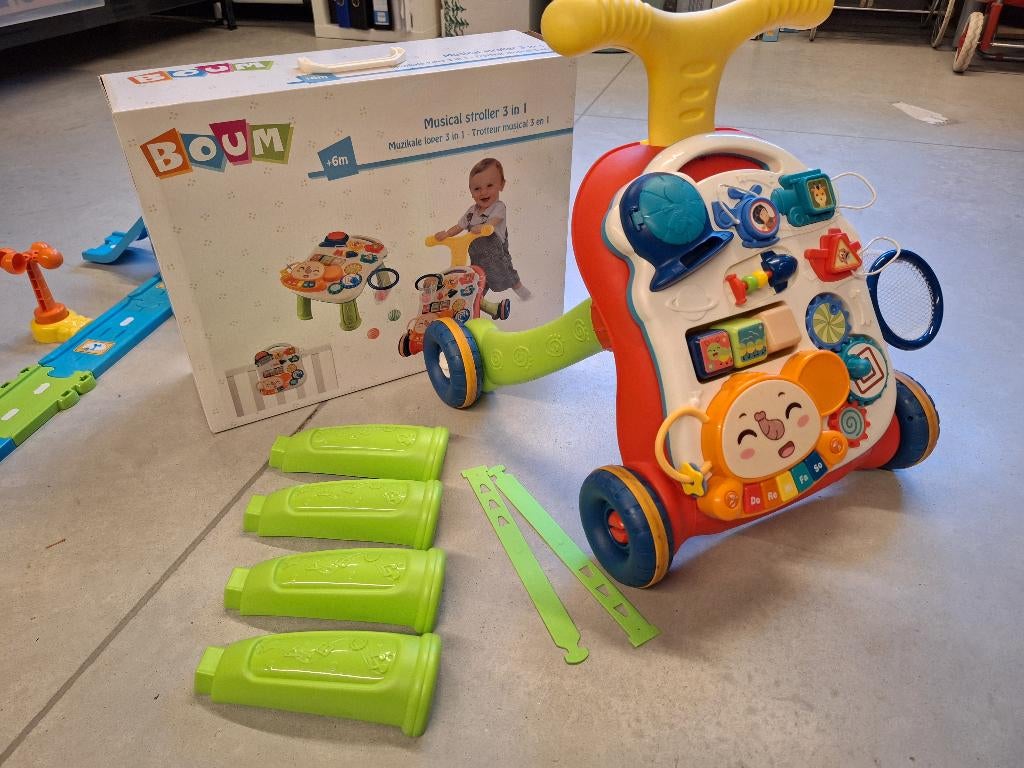 Eco toys loopwagen, Kinderen en Baby's, Ophalen, Zo goed als nieuw, Overige typen, Met wieltjes