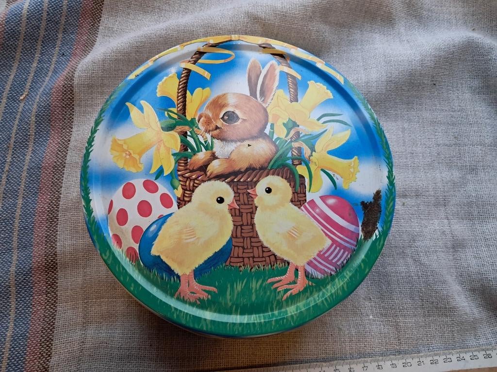 Boîte de Pâques avec poussins, Enlèvement ou Envoi, Comme neuf