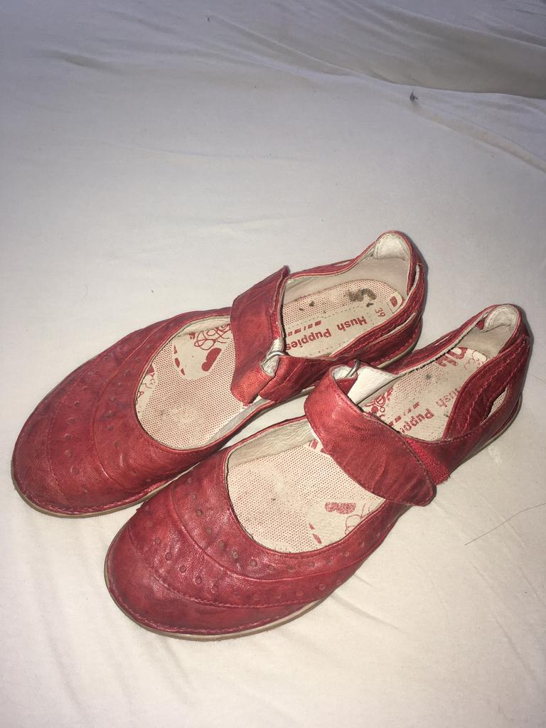 Hush puppies 39, Gedragen, Hush Puppies, Rood, Ballerina's