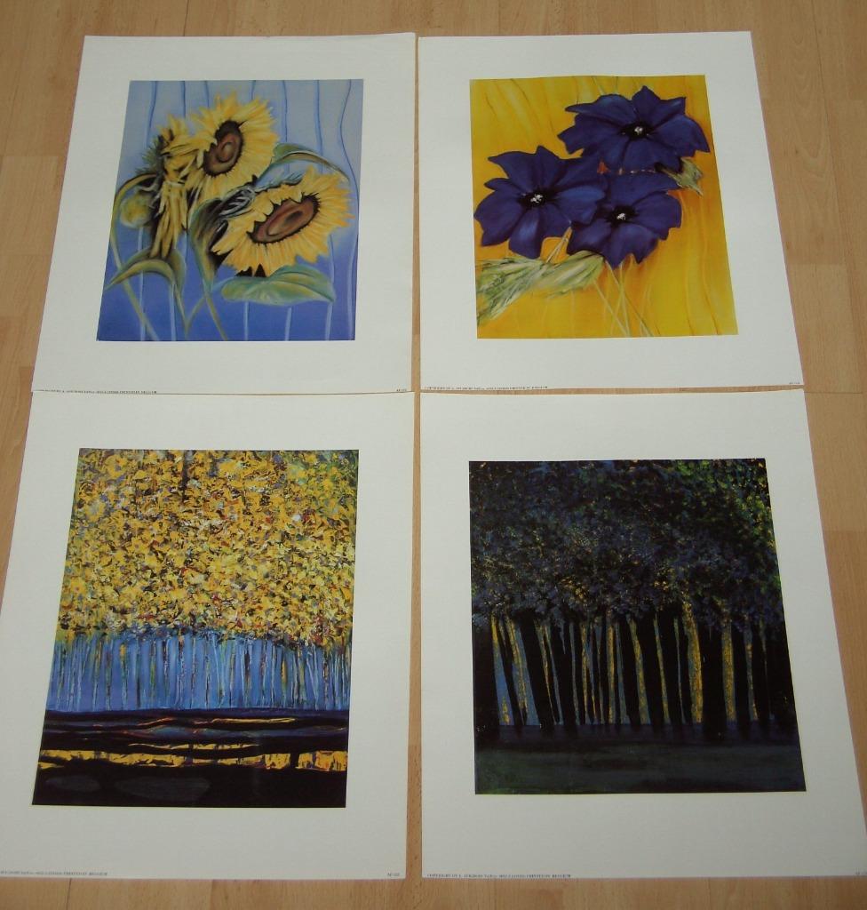 POSTER 50X40 CM FLORA BLOEMEN DIVERSEN Coll 1, 8 posters NIE, Ophalen of Verzenden, Nieuw, Minder dan 50 cm, Foto of Poster