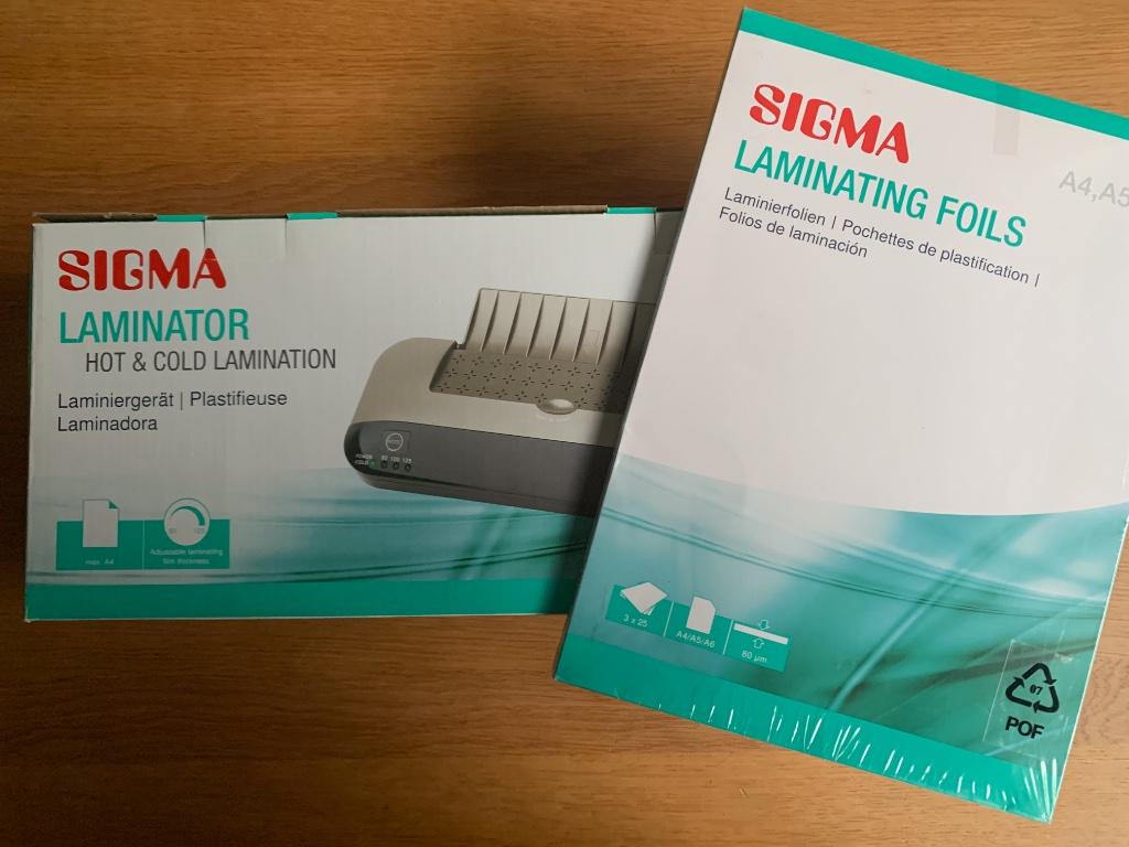 NIEUW! Sigma Laminator SL400 met pakket hoesjes, Enlèvement ou Envoi, Neuf