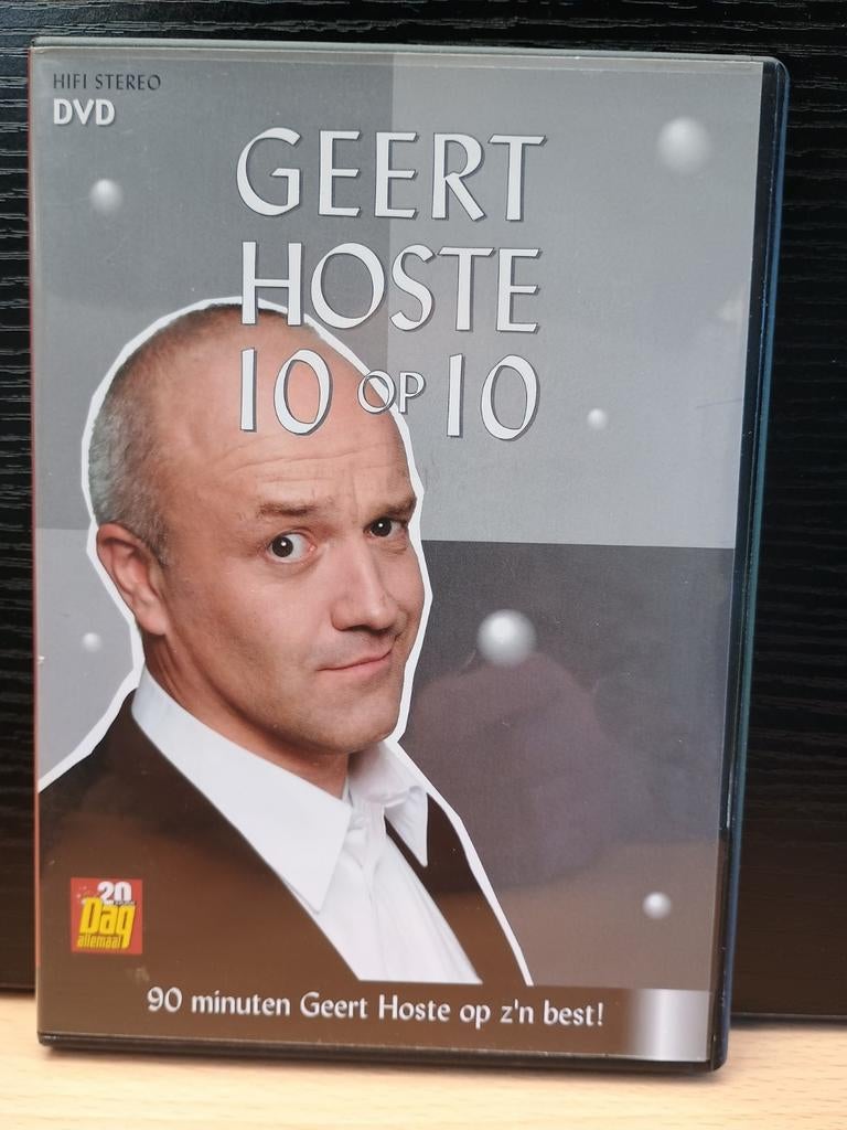 GEERT HOSTE - 10 OP 10 - OP ZIJN BEST, Tous les âges, Enlèvement ou Envoi, Comme neuf, Stand-up ou Spectacle de théâtre