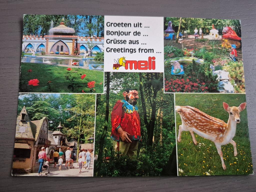 Meli Park postkaart "groeten uit Meli", Ophalen of Verzenden, Zo goed als nieuw