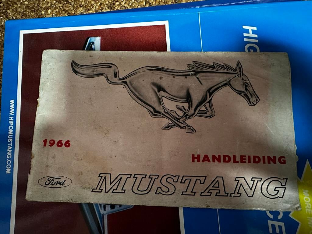 Originele Nederlandstalig (Belgische) Mustang manual, Ophalen of Verzenden