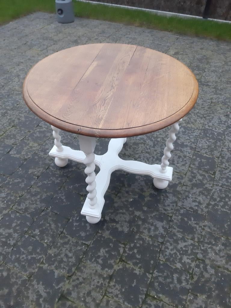 Table ronde solide, Rond, Landelijk, Enlèvement, Bois