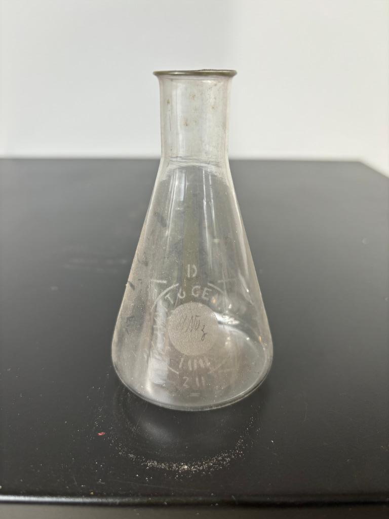 Vintage Labo Apotheker Erlenmeyer Geblazen jaren 30 10 cl, Antiek en Kunst, Curiosa en Brocante, Ophalen of Verzenden