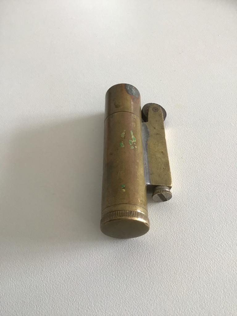Originele trenchart WO1 Lee enfield oiler aansteker briquet., Verzamelen, Verzenden
