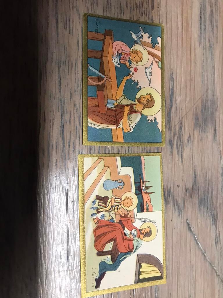 Images de Jésus et de Saint Joseph par J. Gouppy, Envoi, Non affranchie