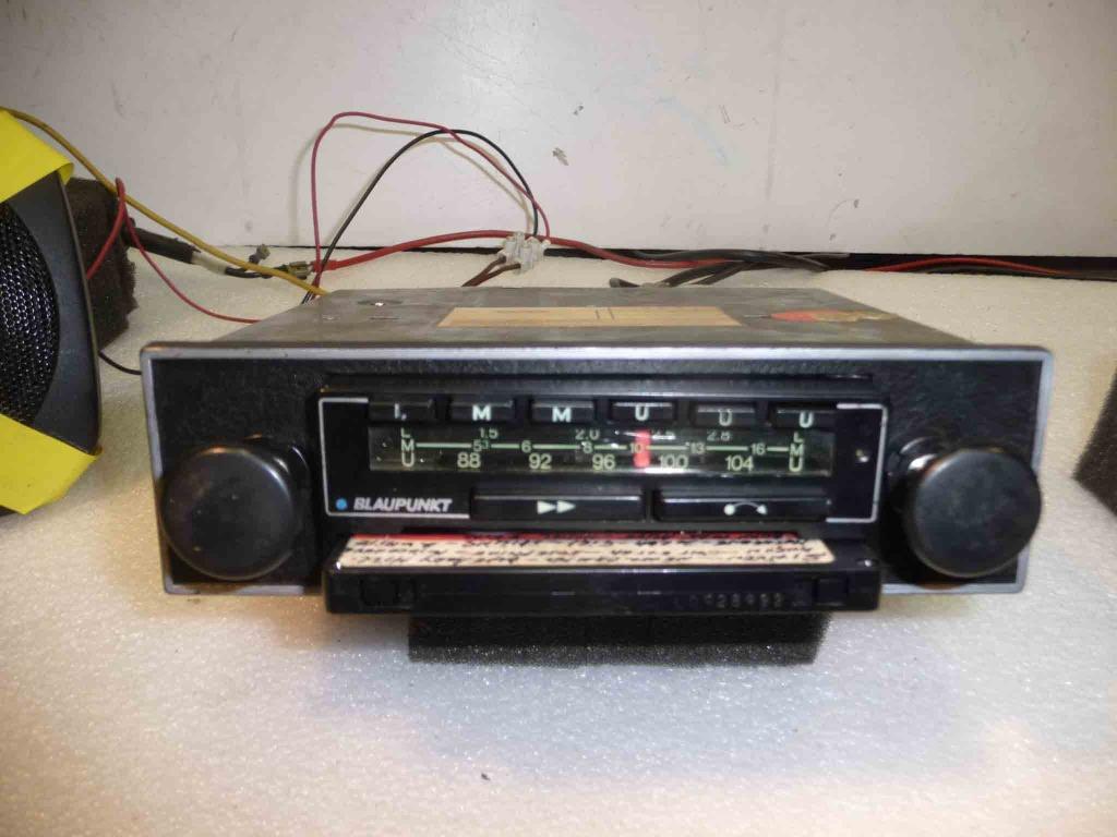 autoradio + K7 BLAUPUNKT -MAINZ CR - jaren 70 voor voorouder, Ophalen of Verzenden, Gebruikt