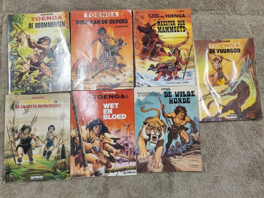 5 strips van Toenga, Ophalen of Verzenden, Gelezen