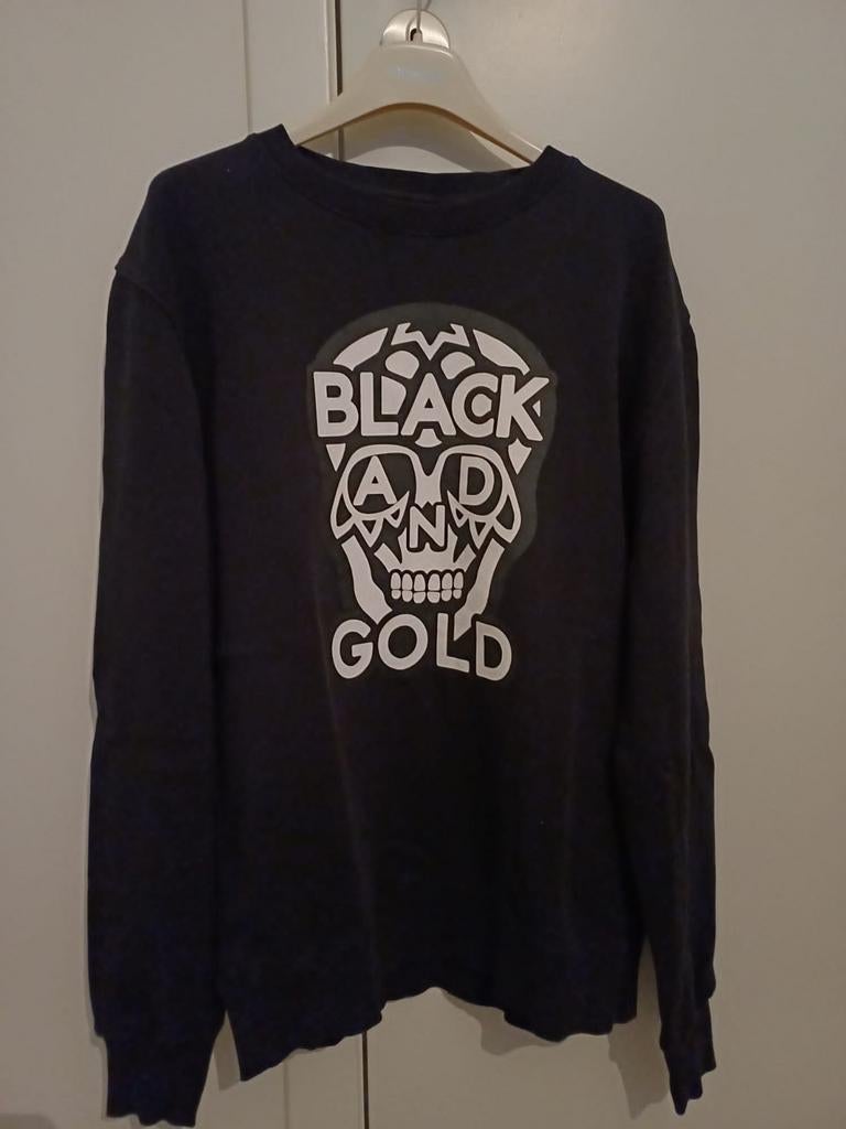 Trui Black and Gold, Maat 48/50 (M), Zwart, Ophalen of Verzenden, Black and gold